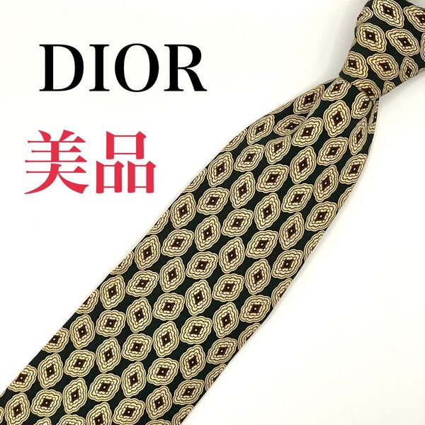 美品★【Dior】クリスチャンディオール ネクタイ ブランド シルク