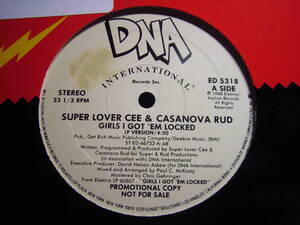 SUPER LOVER CEE & CASANOVA RUD / GIRLS I GOT EM LOCKED /PAUL C/ミドル/DJ KOCO