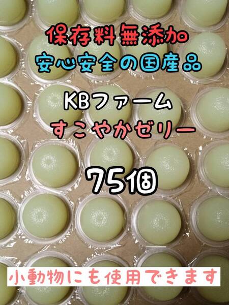 KBファーム すこやかゼリー 国産ゼリー16g 75個 カブトムシ クワガタ 昆虫