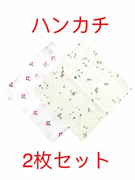 ハンカチ レディース ポケットハンカチ 吸水 速乾 2枚セット ギフト 贈り物 フォーマル 普段使い 綿100 大判 43 * 43cm