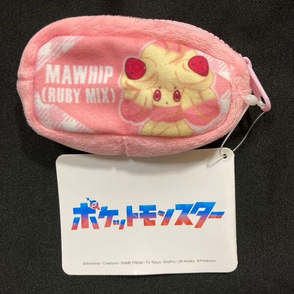 ポケットモンスター ミニスクエアポーチ マホイップ RUBY MIX ぬいぐるみ コインケース ポケモン