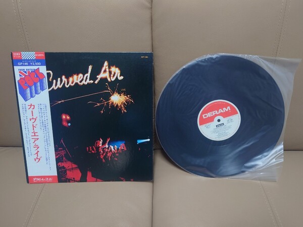 ★カーヴド・エア★ Curved Air★カーヴド・エア・ライヴ★ Curved Air LIVE★GP-146★帯付★OBI★中古LP
