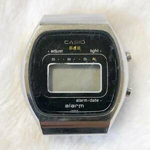 【時計●Casio(カシオ) Alarm LS651 黒×銀／動作未確認(3076)】の商品画像