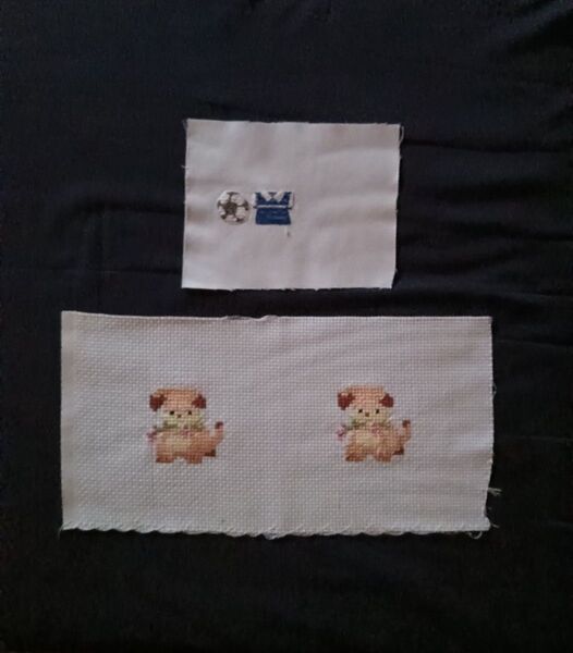 刺繍済布 2点セット