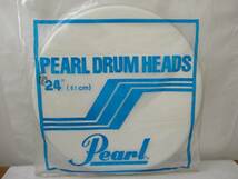 【即納】 Pearl ドラムヘッド (24) 新品未使用品_画像1