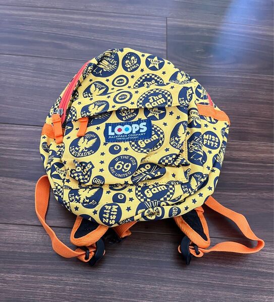 【美品】キッズ用リュックサック オレンジとイエローのリュック