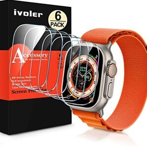 ガラスフィルム 42mm Apple Watch 保護フィルム 6枚入