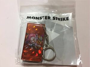 数5 XFLAG STORE モンスターストライク プレートアクリルキーホルダー 炎の闘神 ニルヴァーナ 未使用