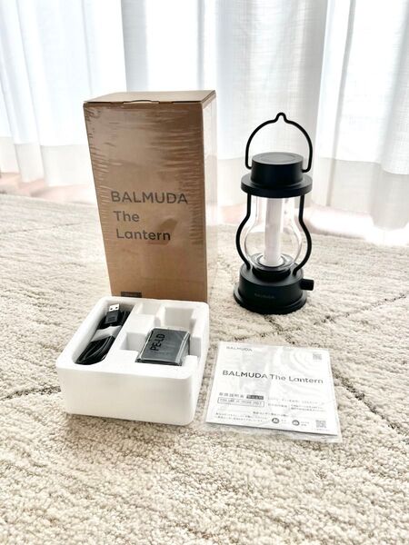 BALMUDA The Lantern ポータブルLEDランタン バルミューダ ブラック