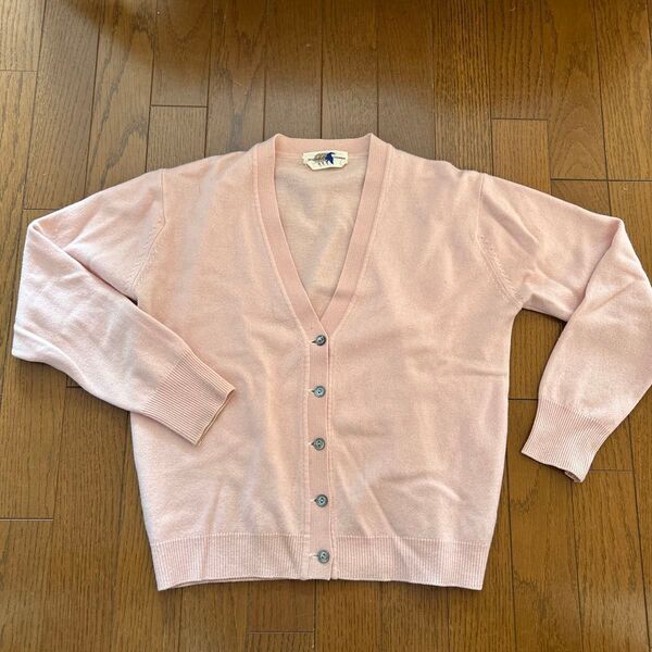 BEST QUALITY カシミヤ100% ピンク Vネックカーディガン