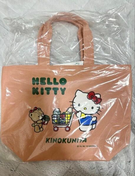 【未使用品】紀ノ国屋 紀伊國屋 紀伊国屋 KINOKUNIYA サンリオ トートバッグ キティ キティちゃん 限定品 限定