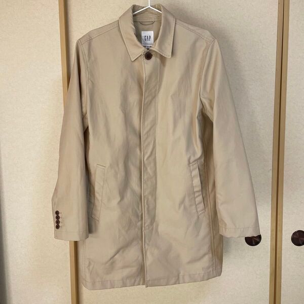 GAP 比翼 ステンカラーコート トレンチコート ベージュ M