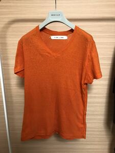 【V::ROOM 】ブイ ルーム　半袖Tシャツ size S オレンジカットソー