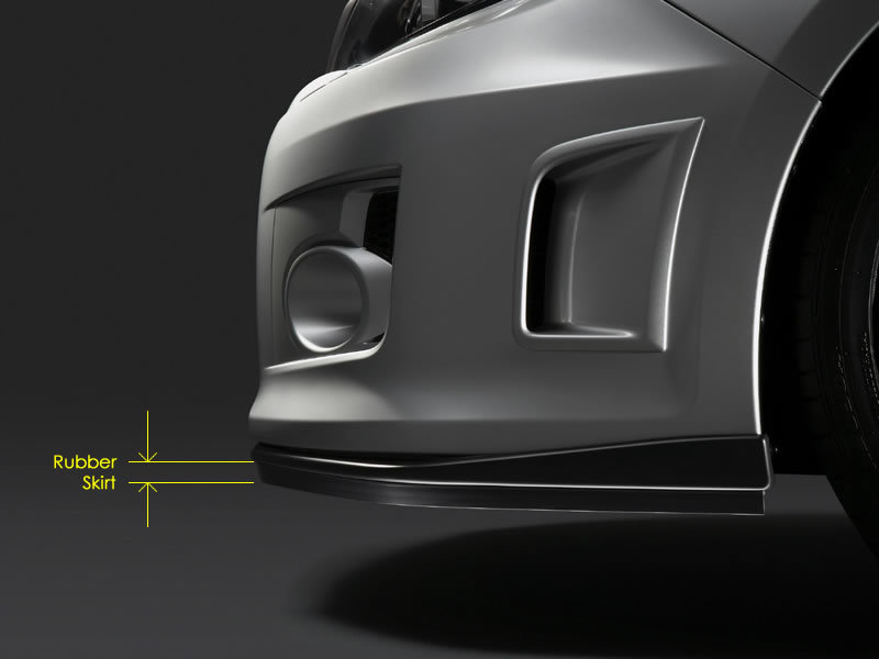 送料無料 「スカートリップ(Black)」WRX 用