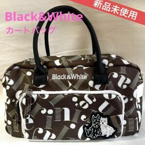 Black&White ブラックアンドホワイト カートバック ゴルフバッグ