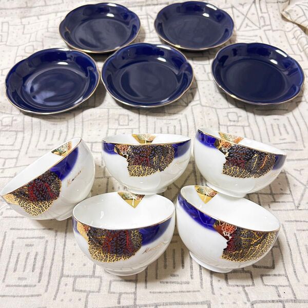 Kansai 茶菓揃 茶器 プレート 5客 セット ソーサー 洋食器 小皿