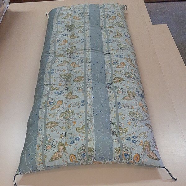手作り長座布団 サイズ約60×160cm 厚さ約10cm 綿混わた約2.7kg入り 和綴じ 高級綿サテン生地使用 防カビ生地