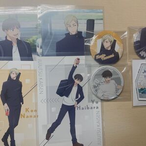 呪術廻戦 灰原雄 七海建人 壊玉・玉折 アクスタ アクリルスタンド 缶バッジ アクキー ブロマイド