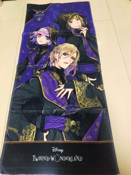 ①【ディズニー】ツイステ ツイステ ポムフィオーレ寮 フェイスタオル 新品未使用 ◆2枚で800円