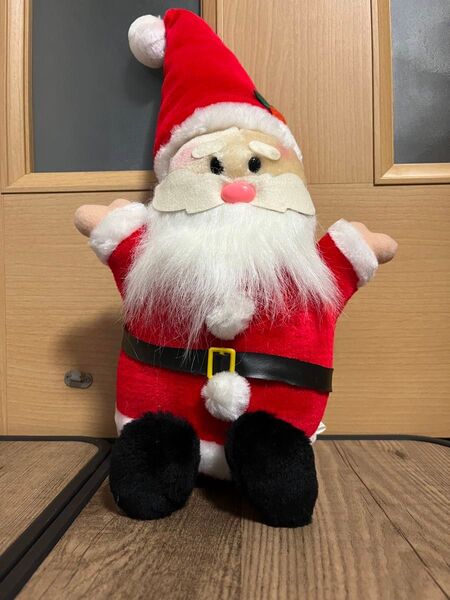☆未使用☆ X'mas サンタクロース ぬいぐるみ サンタ 人形 クリスマス プレゼント 高さ約45cm 飾り