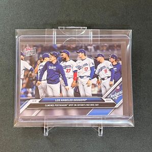724【新品スリーブ&ローダー入り】大谷翔平初PS進出を50/50達成日に決める 2024 Topps now #724