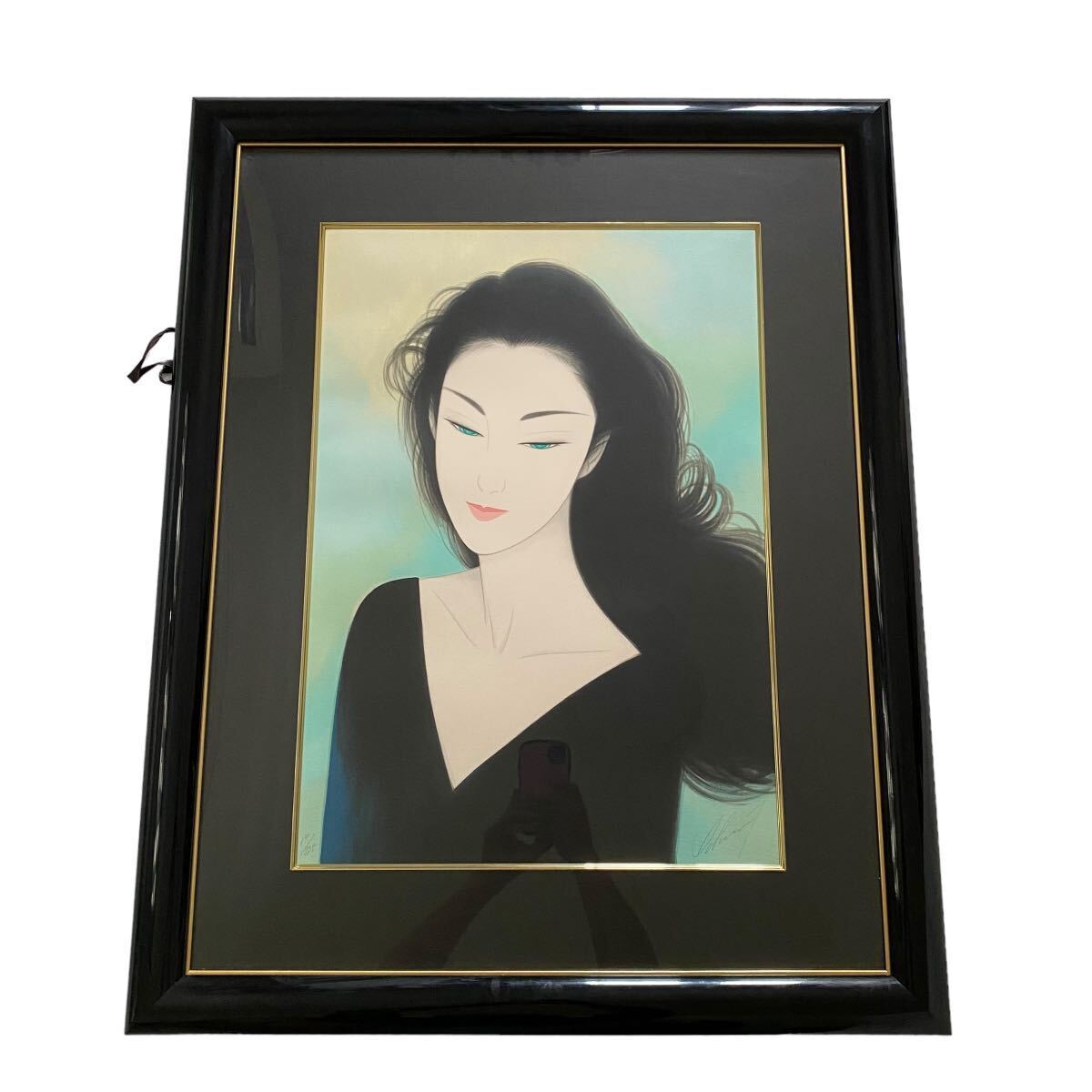 Yahoo!オークション -「鶴田一郎」(石版画、リトグラフ) (版画 Yahoo!オークション -「鶴田一郎」(石版画、リトグラフ) (版画