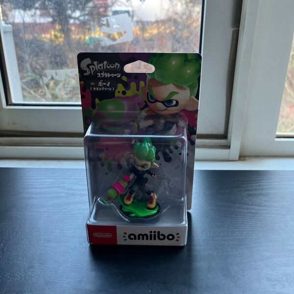 新品未開封 amiibo ボーイ ネオングリーン スプラトゥーンシリーズ NVL-C-AEAK