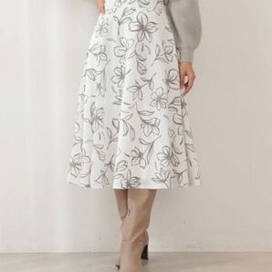 PROPORTION プロポーションボディドレッシングフロッキーフラワースカート