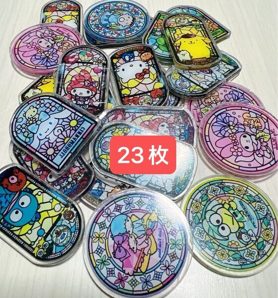 サンリオ ステンドグラス アクリルパーツ アクリル 4cm アクスタ ハンドメイド diy