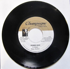 #222【Reggae】Robber Man - Major Mackrel /7”/Champagne