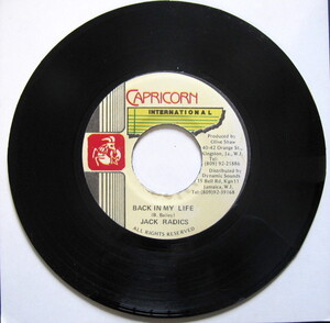 #233【Reggae】Back In My Life - Jack Radics /7”/Capricorn