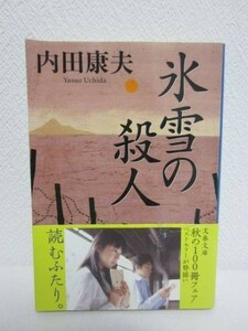 f★氷雪の殺人／内田康夫★文春文庫 2004年★社会派ミステリー