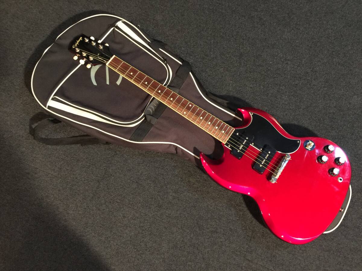 エピフォン SG 赤 Epiphone 中古 2025年最新】Yahoo!オークション -エピフォンsgの中古品・新品
