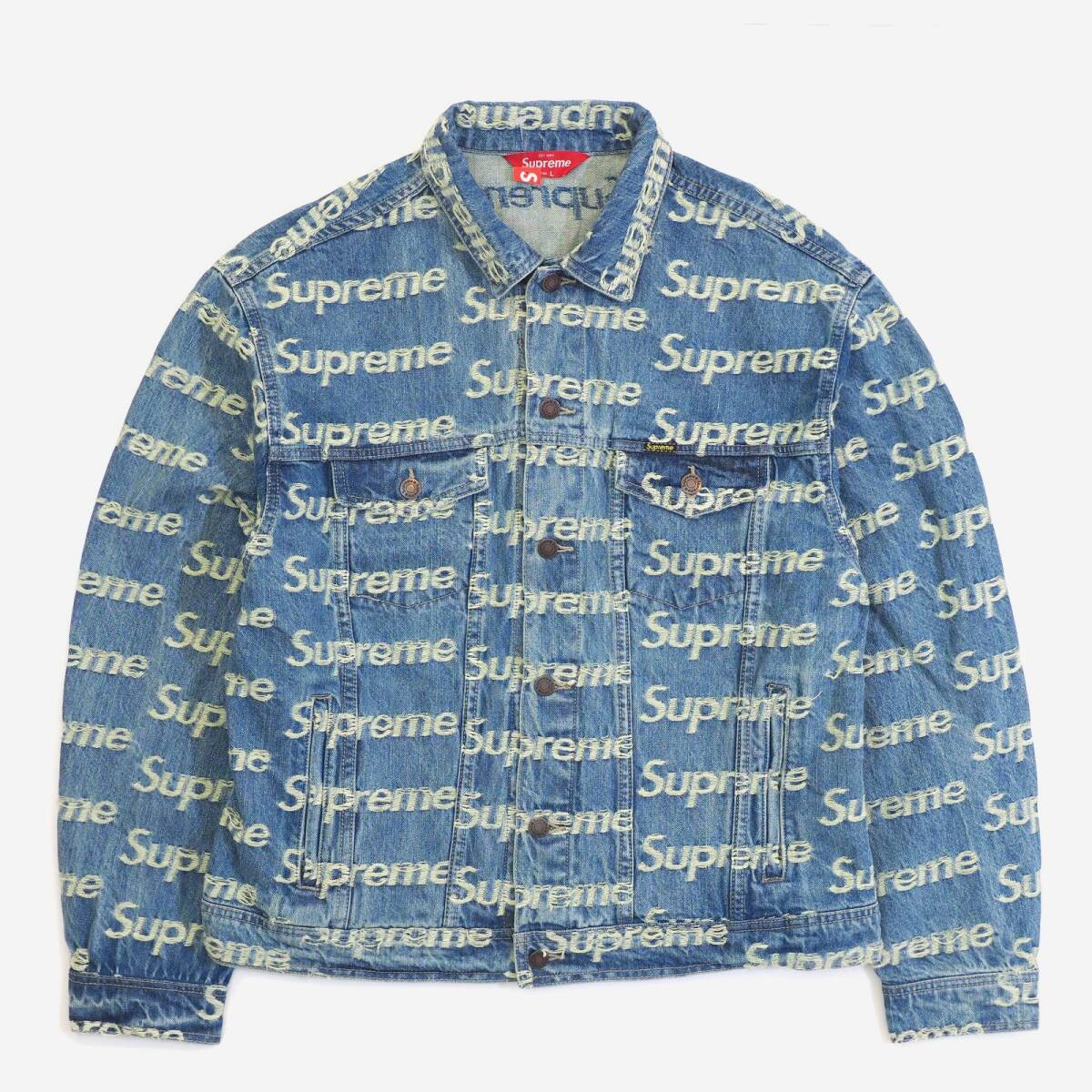 Yahoo!オークション -「supreme denim trucker jacket Yahoo!オークション -「supreme denim trucker jacket