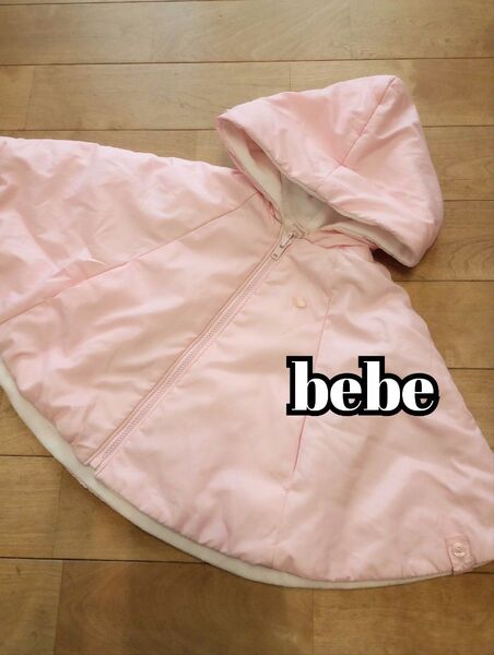 bebe べべ リバーシブルポンチョ ケープ ポンチョ