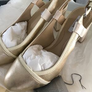 新品・未使用・GEOX・サイズ23㎝・シャンパンゴールド系