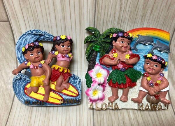 ハワイのお土産 置き物 アロハオエ レア コレクション コレクターズアイテム インテリア 民芸品 骨董品 オブジェ 人形 工芸品