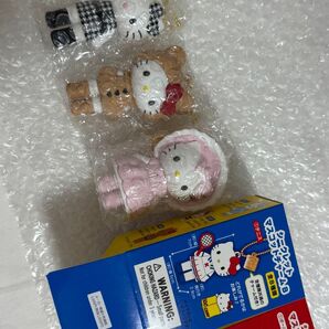 キティ展 シークレットマスコット 3個セット 千鳥 くまスーツ フリル 未使用未開封