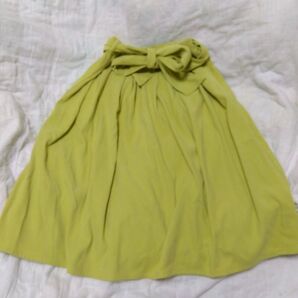 ロペピクニック 黄緑 グリーン フレアスカート サイズ36 S レディース 服