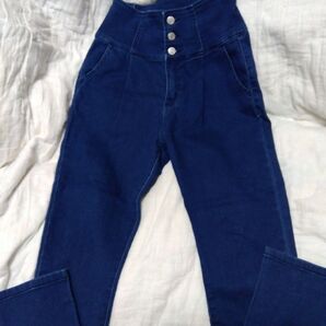 WEGO デニムパンツ ボトムス デニム フリーサイズ レディース