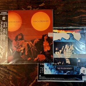 【未開封2枚組LP×2】イエローモンキー / PUNCH DRUNKARD / SICKS メガジャケ付