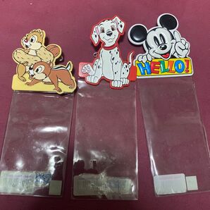 ディズニー チケットケース 3個セット ミッキー チップデール 101匹ワンちゃん