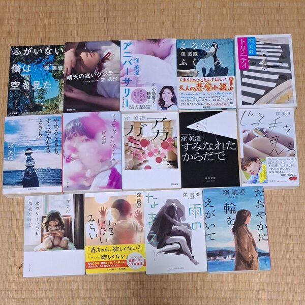 窪美澄 1冊500円2冊900円3冊1300円4冊1700円