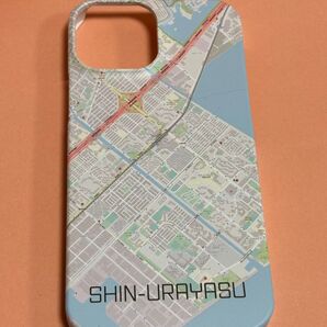 新浦安 地図デザイン iPhone13miniケース