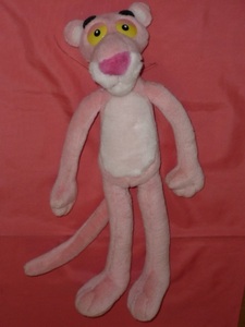  ultra rare!2006 year PINKPANTHER Pink Panther BIG soft toy *