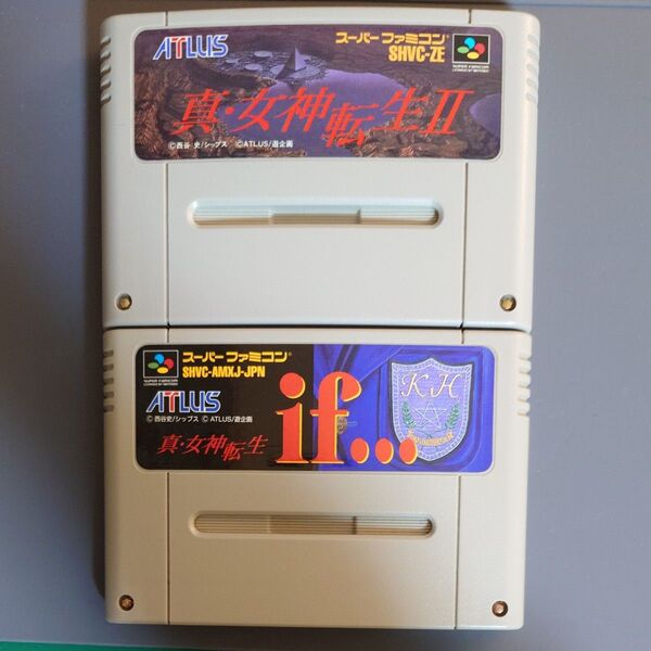 スーパーファミコン 真・女神転生II 真・女神転生if セット売り