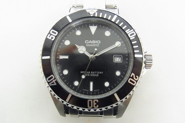 CASIO カシオ ダイバーズウォッチ MTD-1043 クオーツ 稼動品