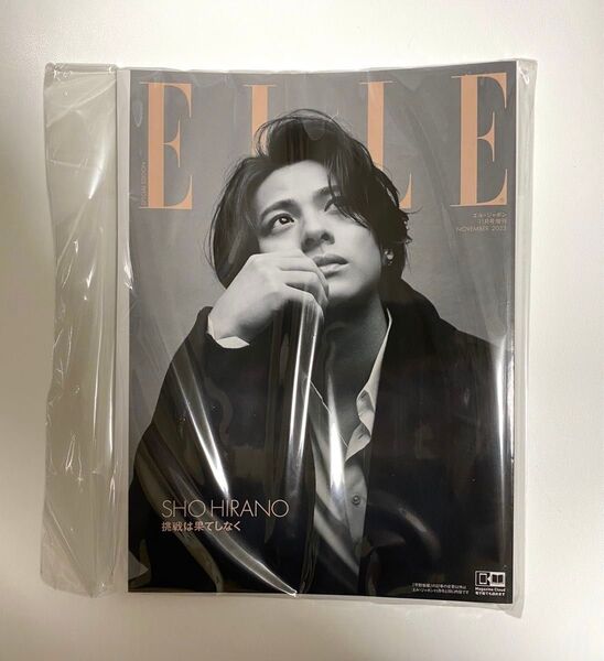 ELLE エルジャポン 2023年11月号増刊 Number_i 平野紫耀 表紙 雑誌