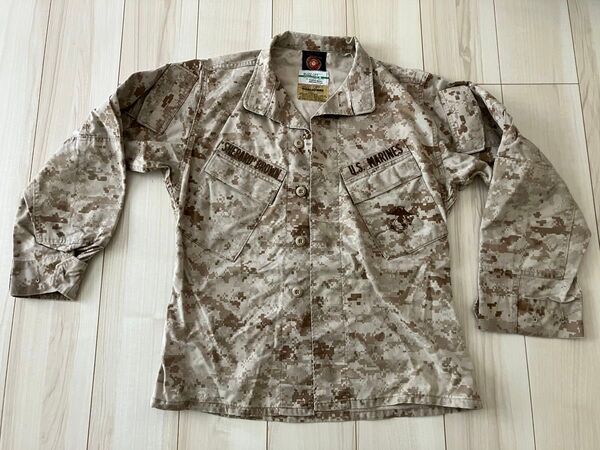 沖縄米軍基地 U.S. MARINES 迷彩服 SM-SHT MARPAT