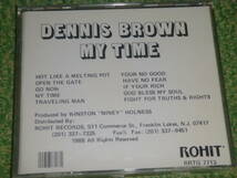 My Time / Dennis Brown / デニス・ブラウン_画像2